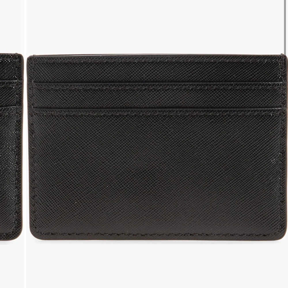 NWT✨ Marc Jacobs Black Leather Card Holder